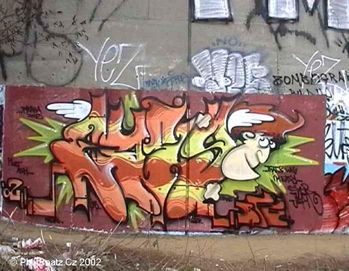 GraffBeatz - Barrandovský Most, Praha (9.4.2002)