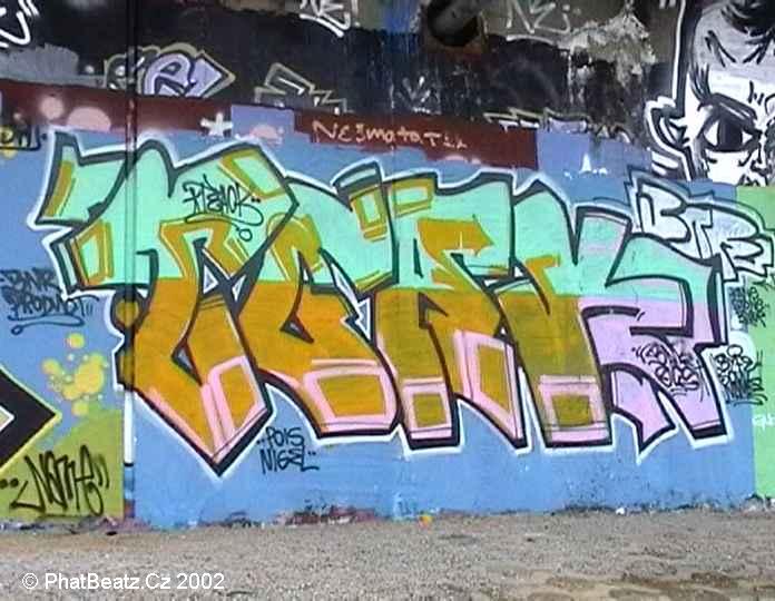 GraffBeatz - Barrandovský Most, Praha (9.4.2002)