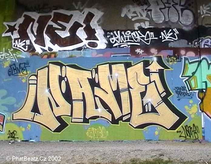 GraffBeatz - Barrandovský Most, Praha (9.4.2002)