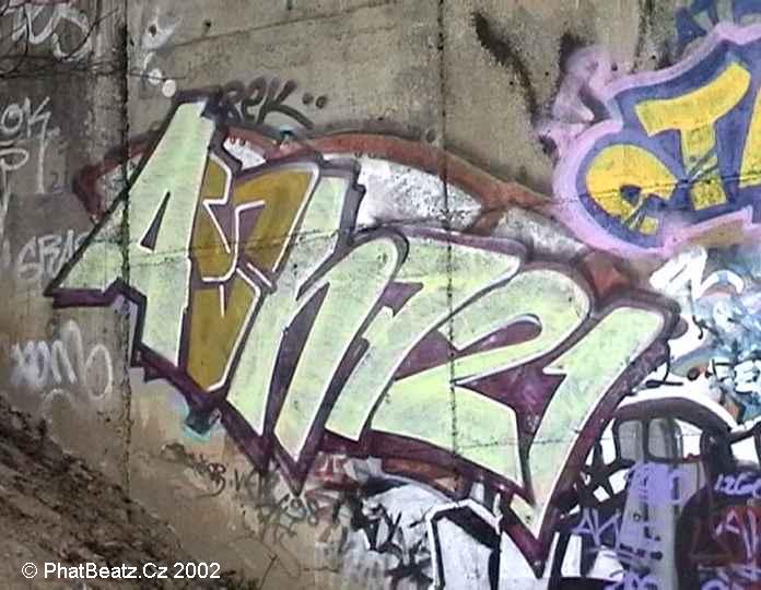 GraffBeatz - Barrandovský Most, Praha (9.4.2002)