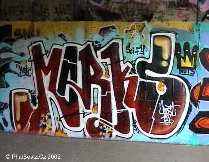 GraffBeatz - Barrandovský Most, Praha (9.4.2002)