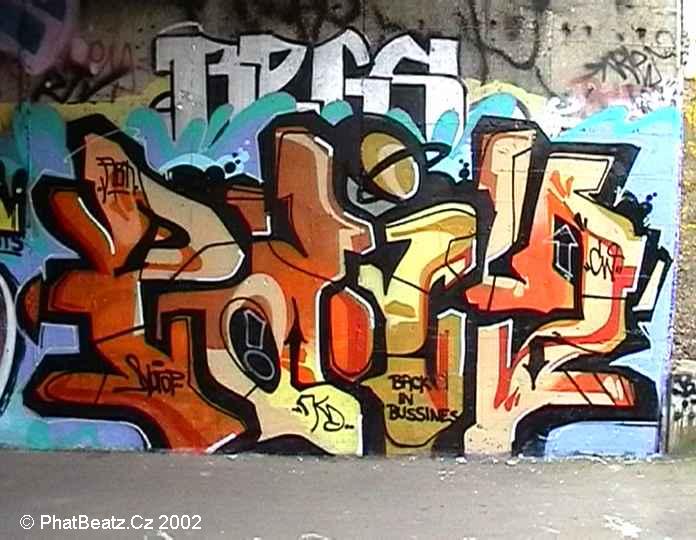 GraffBeatz - Barrandovský Most, Praha (9.4.2002)