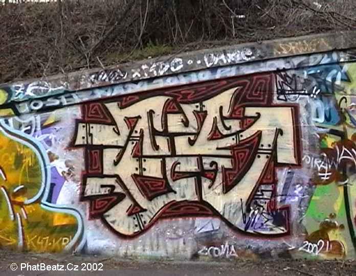 GraffBeatz - Barrandovský Most, Praha (9.4.2002)